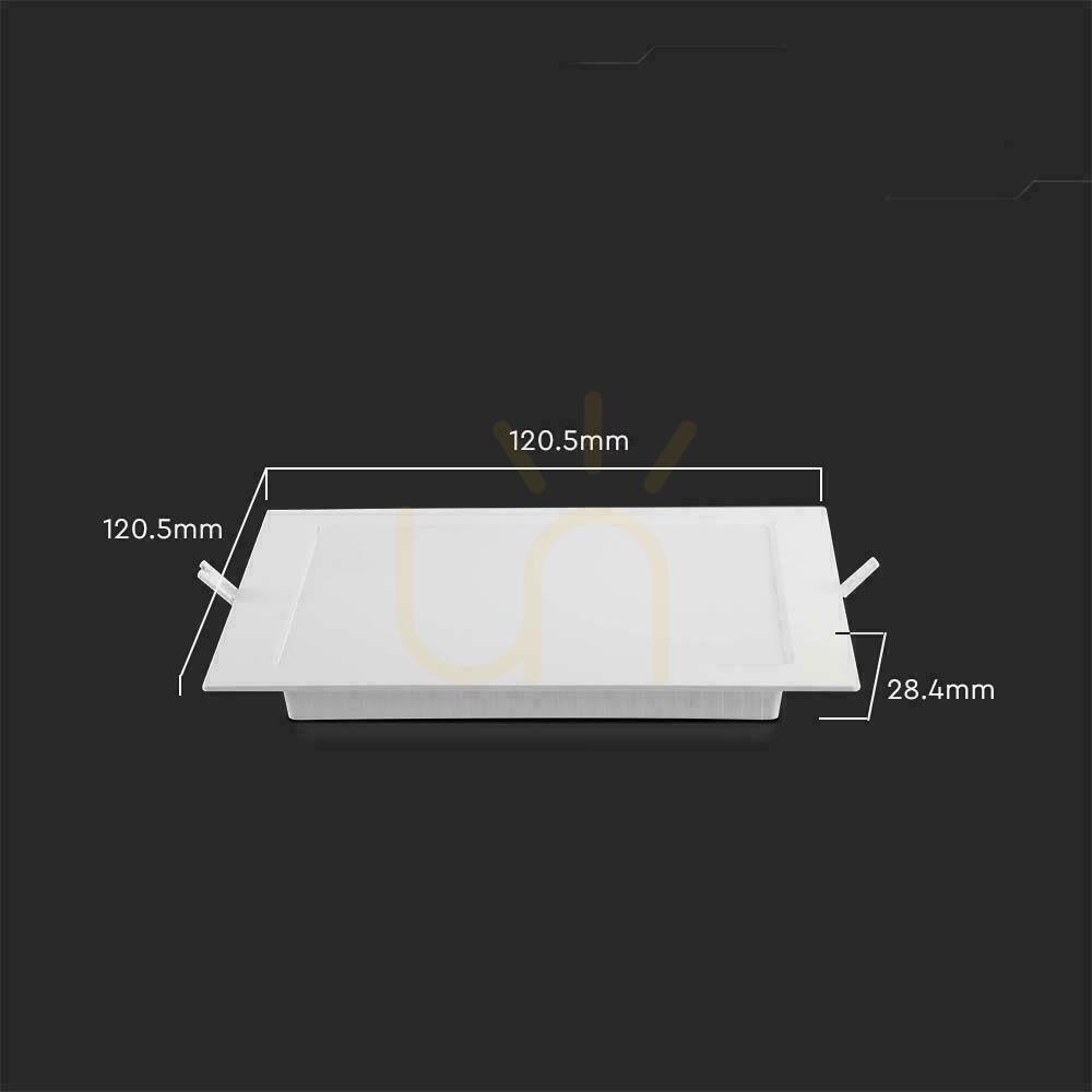 Kontrollera V-TAC Infälld LED Panel Premium Downlight 6W Square 120x120 VT-61006 6500K 660lm. V-TAC Infälld LED Panel Premium Downlight 6W Square 120x120 VT-61006 6500K 660lm.