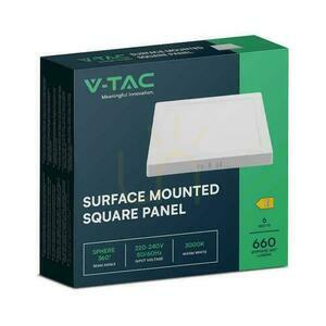 V-TAC Ytmonterad LED-panel Premium Downlight 6W Square 120x120 VT-60006 3000K 660lm. 2 V-TAC Ytmonterad LED-panel Premium Downlight 6W Square 120x120 VT-60006 3000K 660lm. small 2
