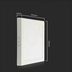 V-TAC Ytmonterad LED Panel Premium Downlight 18W Square 220x220 VT-61018 4000K 1980lm. small 3