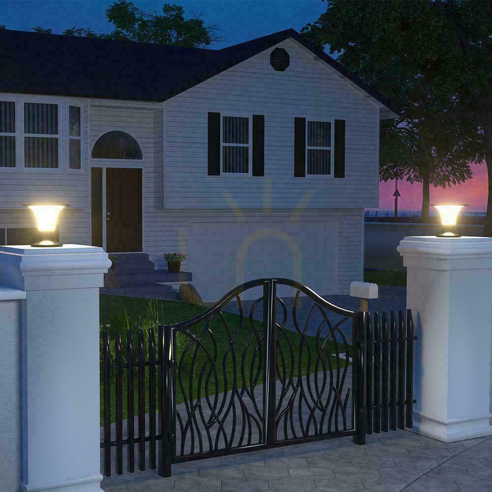 Visa V-TAC 15W LED Solar Garden Pole IP65 CCT Motion Sensor Black 26cm VT-426 6000K+4000K 2200lm 3 års garanti V-TAC 15W LED Solar Garden Pole IP65 CCT Motion Sensor Black 26cm VT-426 6000K+4000K 2200lm 3 års garanti