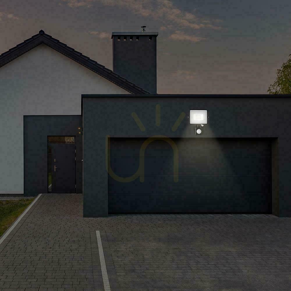 Kontrollera V-TAC LED-projektor 10W SAMSUNG CHIP Rörelsesensor Avstängningsfunktion Svart VT-10-S-B 3000K 800lm 5 års garanti V-TAC LED-projektor 10W SAMSUNG CHIP Rörelsesensor Avstängningsfunktion Svart VT-10-S-B 3000K 800lm 5 års garanti
