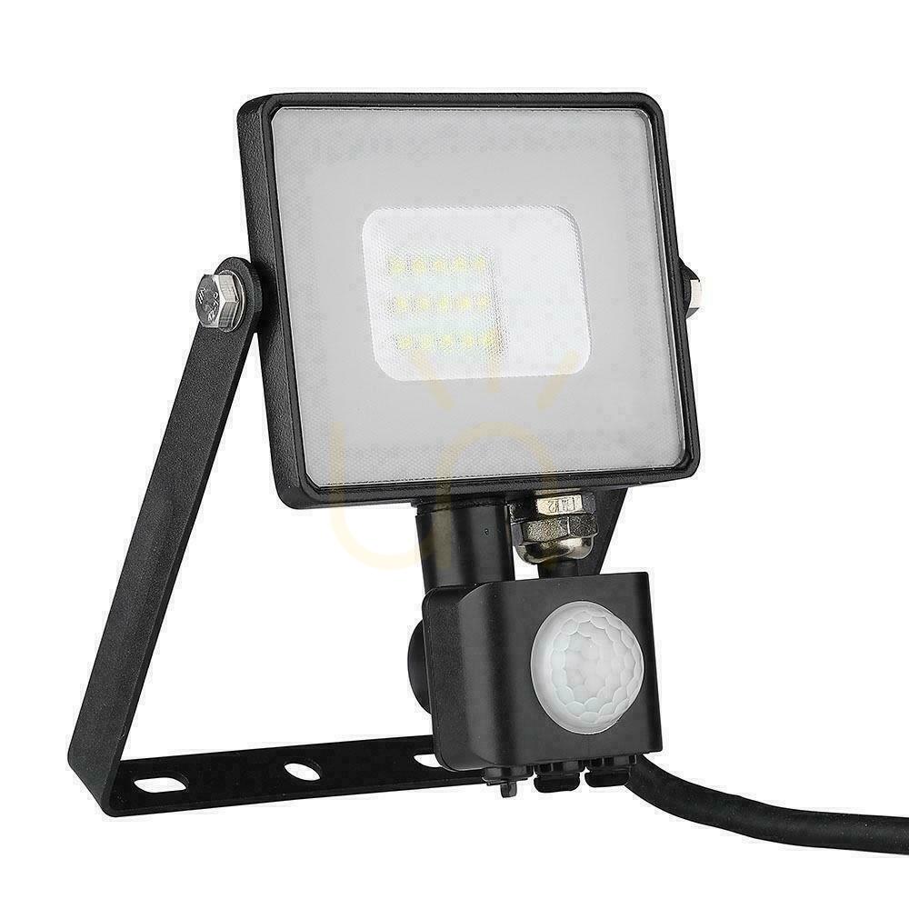 Utsikt V-TAC LED-projektor 10W SAMSUNG CHIP Rörelsesensor Avstängningsfunktion Svart VT-10-S-B 4000K 800lm 5 års garanti V-TAC LED-projektor 10W SAMSUNG CHIP Rörelsesensor Avstängningsfunktion Svart VT-10-S-B 4000K 800lm 5 års garanti