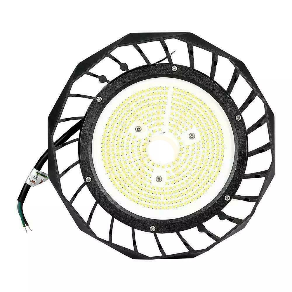 Utsikt LED High Bay V-TAC SAMSUNG CHIP 100W armatur Mean Well 1-10V 120st 180Lm/W VT-9-102 6400K 18000lm 5 års garanti LED High Bay V-TAC SAMSUNG CHIP 100W armatur Mean Well 1-10V 120st 180Lm/W VT-9-102 6400K 18000lm 5 års garanti