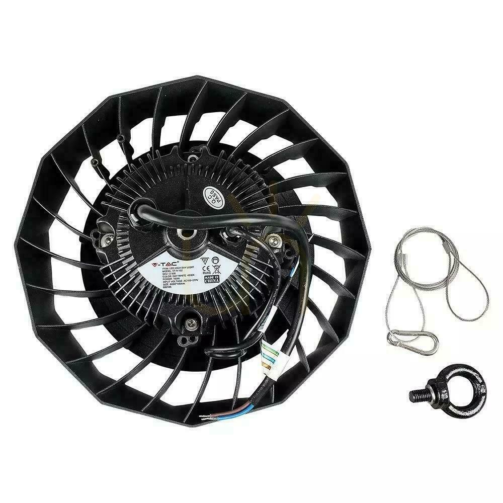 Display LED High Bay V-TAC SAMSUNG CHIP 100W armatur Mean Well 1-10V 120st 180Lm/W VT-9-102 6400K 18000lm 5 års garanti LED High Bay V-TAC SAMSUNG CHIP 100W armatur Mean Well 1-10V 120st 180Lm/W VT-9-102 6400K 18000lm 5 års garanti