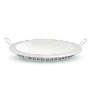 Premium V-TAC 24W LED SAMSUNG CHIP Panel Rund 300x12mm VT-624RD 3000K 2000lm 5 års garanti small 1