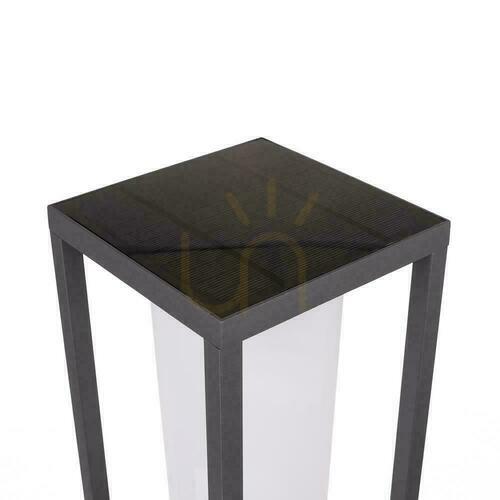Kontrollera V-TAC 4W LED SAMSUNG CHIP Grey 2-funktion Solar Garden Pole IP65 VT-66 3000K 280lm 3 års garanti