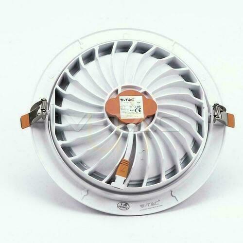 Kontrollera V-TAC LED Downlight SAMSUNG CHIP 30W Moving VT-2-30 3000K 2400lm 5 års garanti.
