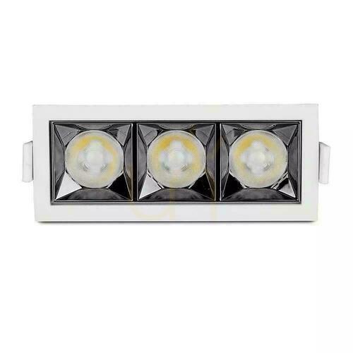 Kontrollera V-TAC downlight SAMSUNG CHIP 12W UGR19 CRI90+ 12st VT-2-12 5700K 960lm 5 års garanti