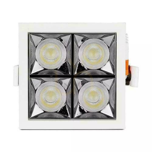 Kontrollera V-TAC Downlight SAMSUNG CHIP 16W UGR19 CRI90+ 12st VT-2-16 4000K 1280lm 5 års garanti armatur