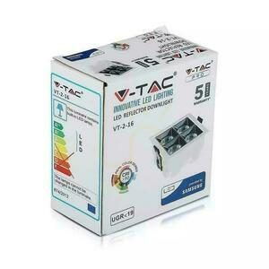 V-TAC Downlight SAMSUNG CHIP 16W UGR19 CRI90+ 12st VT-2-16 4000K 1280lm 5 års garanti armatur small 2