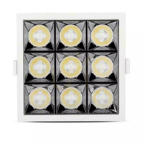 Kontrollera V-TAC downlight SAMSUNG CHIP 36W UGR19 CRI90+ 12st VT-2-36 5700K 2880lm 5 års garanti