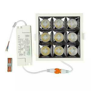 V-TAC downlight SAMSUNG CHIP 36W UGR19 CRI90+ 12st VT-2-36 5700K 2880lm 5 års garanti small 5