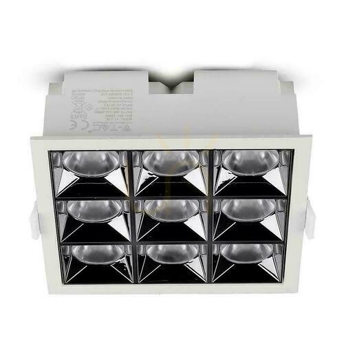 Kontrollera V-TAC downlight SAMSUNG CHIP 36W UGR19 CRI90+ 12st VT-2-36 5700K 2880lm 5 års garanti