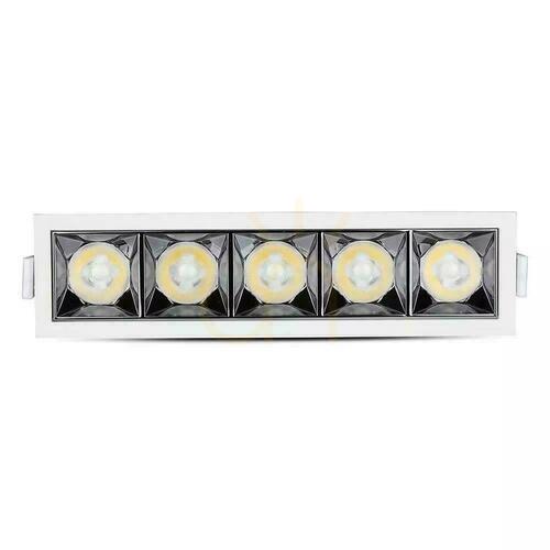 Kontrollera V-TAC downlight SAMSUNG CHIP 20W UGR19 CRI90+ 36st VT-2-21-1 5700K 1600lm 5 års garanti
