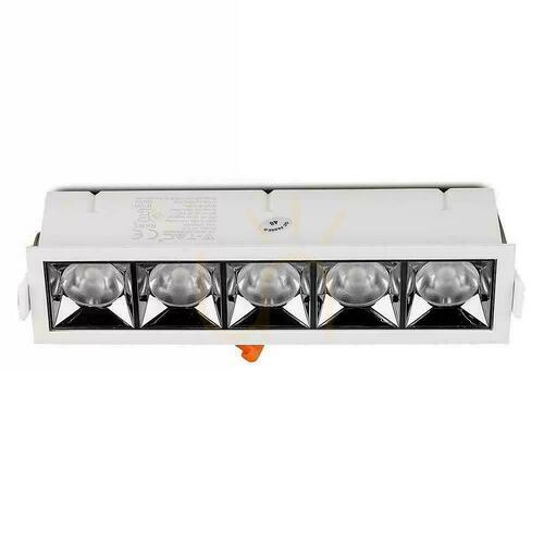 Kontrollera V-TAC downlight SAMSUNG CHIP 20W UGR19 CRI90+ 36st VT-2-21-1 5700K 1600lm 5 års garanti