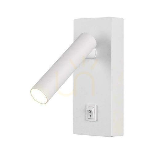 Kontrollera Vit LED-läslampa för vägg V-TAC VT-402 2 W 3000 K med strömbrytare