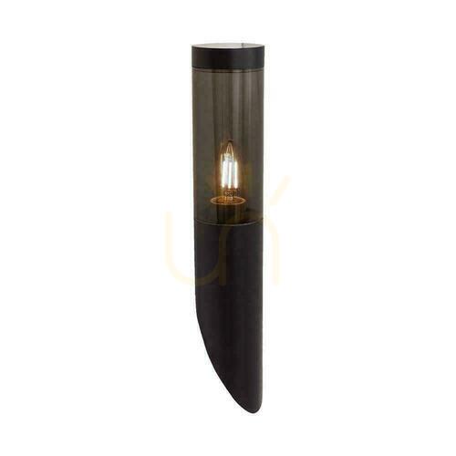 Kontrollera V-TAC 400x76mm Vägglampa för trädgård Svart IP44 E27 VT-1183