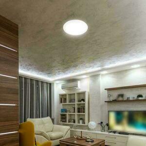 Plafond V-TAC 20W LED rund IP44 rörelsesensor mikrovågsugn IK10 30cm vit VT-8222 3000K-4000K-6000K 1800lm 5 års garanti small 8