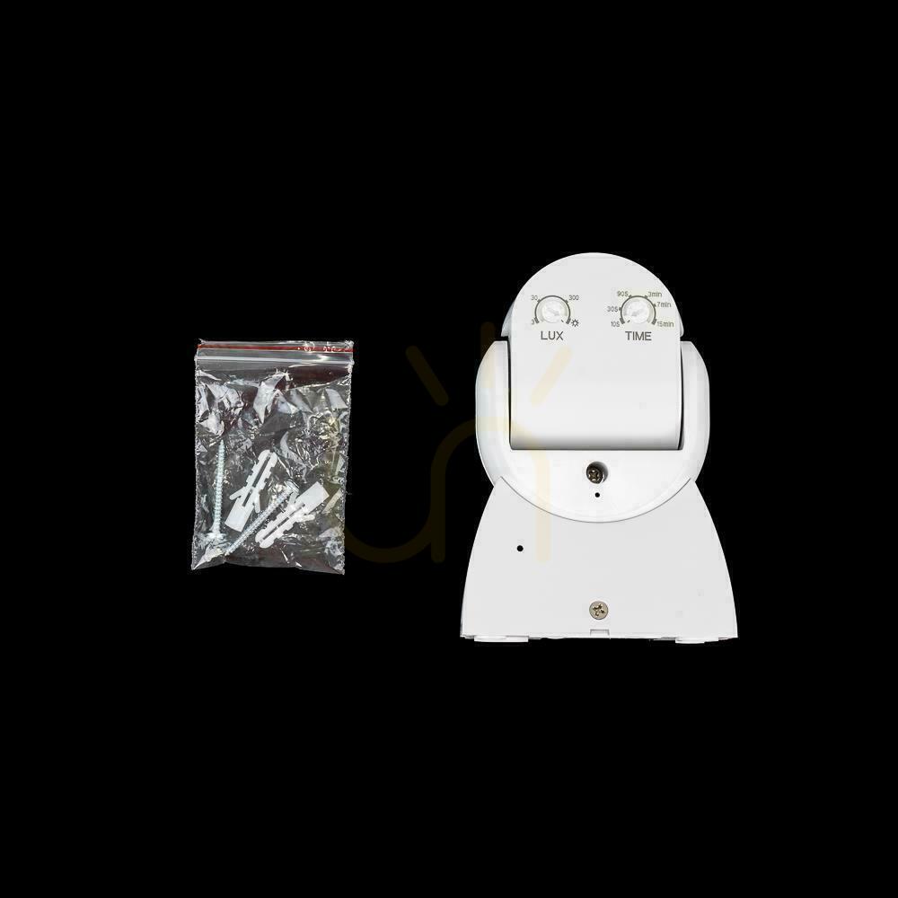 Display Infraröd rörelsesensor väggmonterad vit 180st 1200W IP65 VT-80300 5 års garanti Infraröd rörelsesensor väggmonterad vit 180st 1200W IP65 VT-80300 5 års garanti