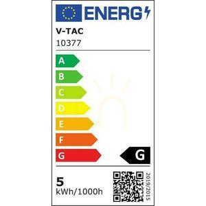 V-TAC 5W LED Square White 230V VT-1129 3000K 380lm LED trapphusarmatur. small 6