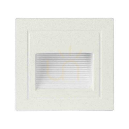 Kontrollera V-TAC 5W LED Square White 230V VT-1129 3000K 380lm LED trapphusarmatur.