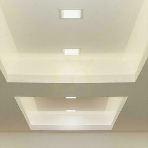 V-TAC LED Panel Infälld Premium Downlight 3W Square 90x90 VT-61003 3000K 330lm. small 7