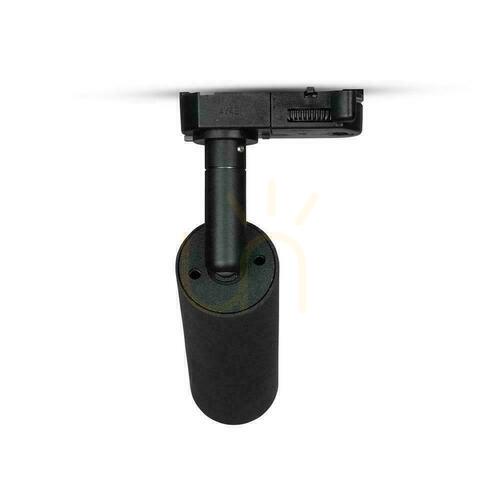 Kontrollera V-TAC VT-407 spotlight för trefasskena, svart, LED 7W 5000K 700 lm