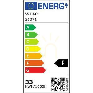 V-TAC 33W LED SAMSUNG CHIP CRI90+ Svart VT-433 3000K 3000lm 5 års garanti Rail System 3F armatur. small 10