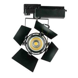 V-TAC 33W LED SAMSUNG CHIP CRI90+ Svart VT-433 3000K 3000lm 5 års garanti Rail System 3F armatur. small 3