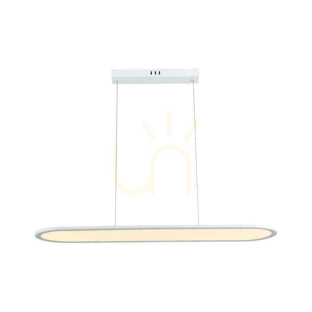 Kontrollera V-TAC 24W LED-pendelarmatur Vit VT-7821 4000K 3000lm V-TAC 24W LED-pendelarmatur Vit VT-7821 4000K 3000lm