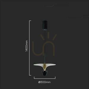 V-TAC 9W LED-pendelarmatur svart+guld VT-7832 3000K 1000lm 1 V-TAC 9W LED-pendelarmatur svart+guld VT-7832 3000K 1000lm small 1