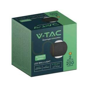 Väggmonterad Top Down V-TAC 2W LED-armatur IP54 Svart VT-2502 3000K 200lm small 4