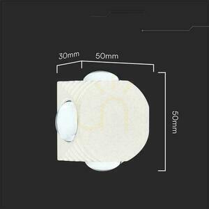 Väggmonterad Top Down V-TAC 4W LED-armatur IP54 Vit VT-2544 3000K 390lm small 2