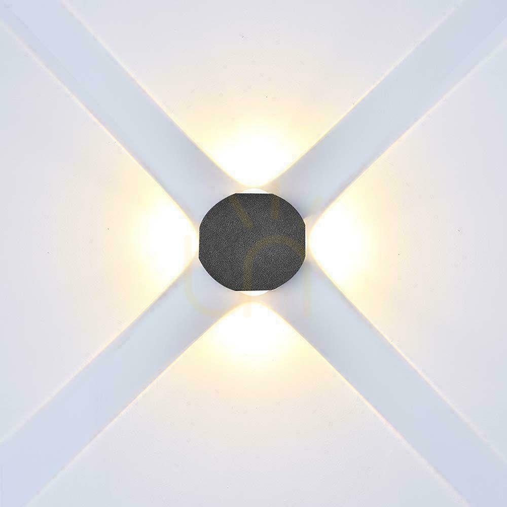 Display Väggmonterad Top Down V-TAC 4W LED-armatur IP54 Svart VT-2544 4000K 390lm Väggmonterad Top Down V-TAC 4W LED-armatur IP54 Svart VT-2544 4000K 390lm