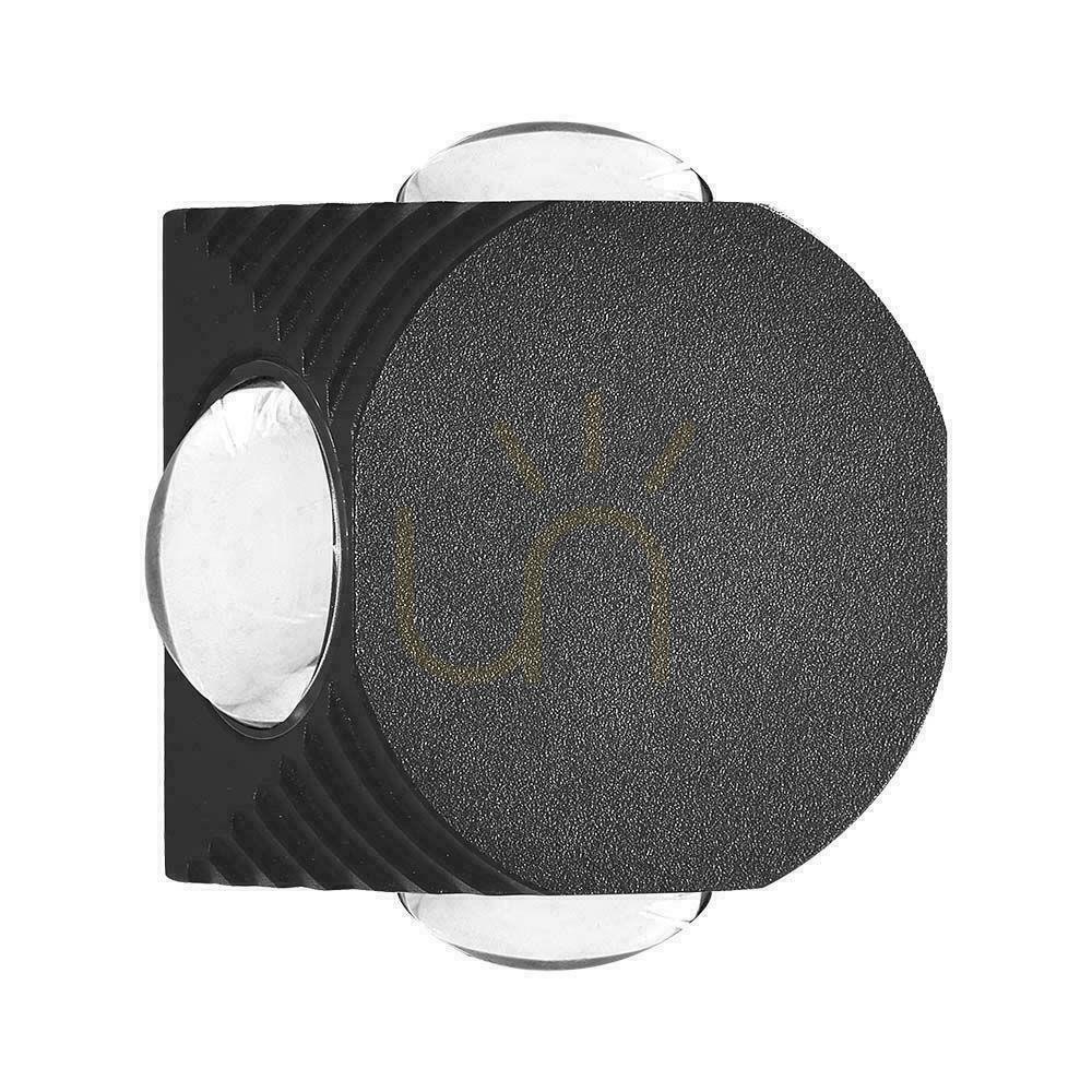 Kontrollera Väggmonterad Top Down V-TAC 4W LED-armatur IP54 Svart VT-2544 4000K 390lm Väggmonterad Top Down V-TAC 4W LED-armatur IP54 Svart VT-2544 4000K 390lm