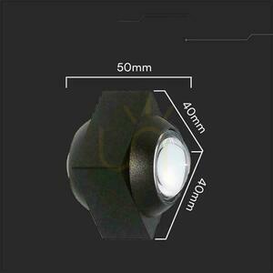 Väggmonterad Top Down V-TAC 2W LED-armatur IP54 Svart VT-2503 4000K 200lm small 2