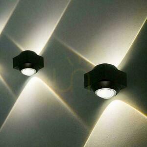 Väggmonterad Top Down V-TAC 2W LED-armatur IP54 Svart VT-2503 4000K 200lm small 4