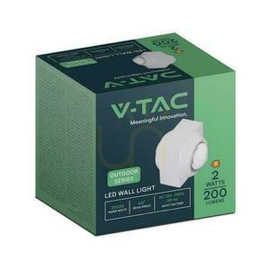 Väggmonterad V-TAC 2W LED-armatur IP54 Vit med ljus uppåt och nedåt VT-2503 4000K 200lm small 3