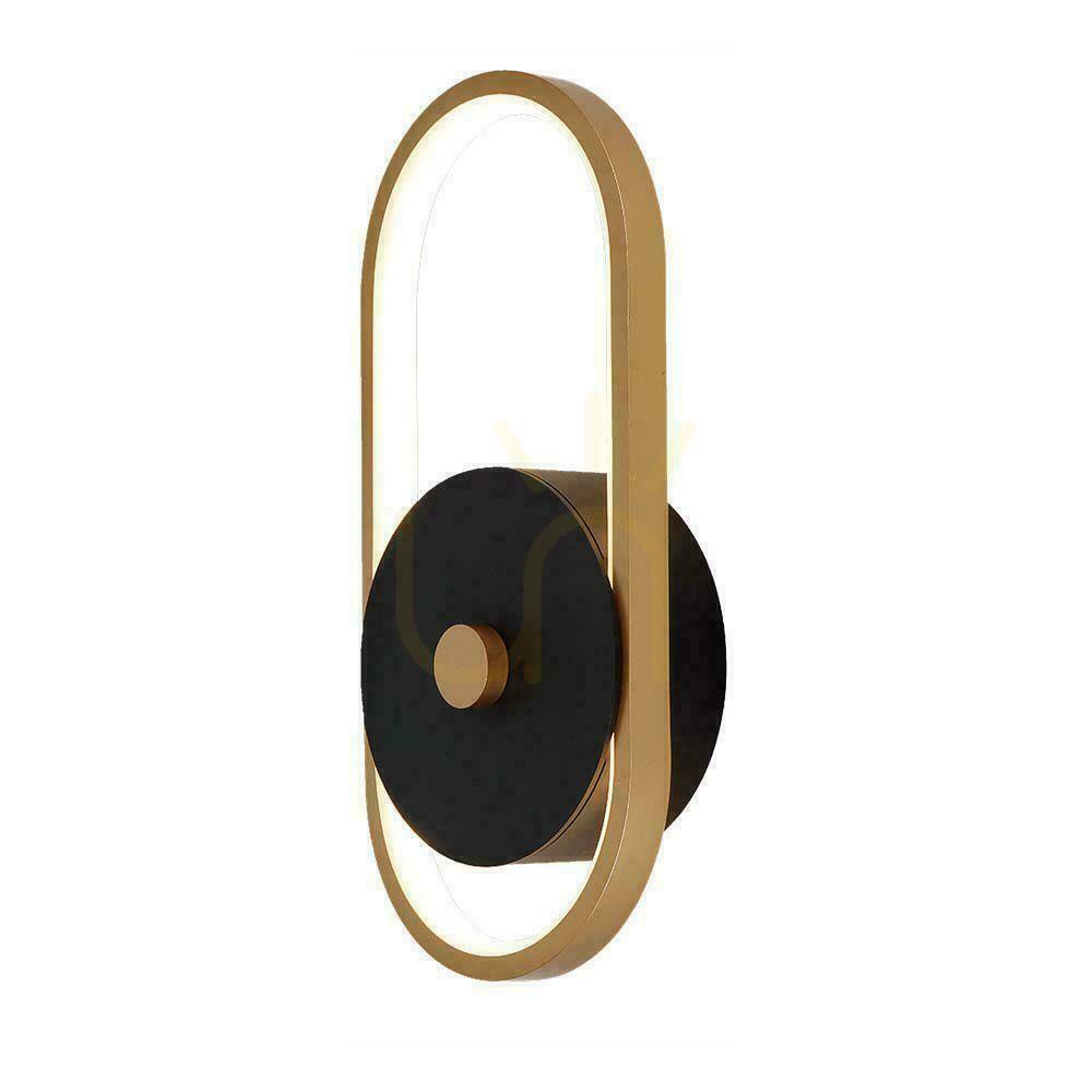Kontrollera Vägglampa V-TAC 15W LED svart+guld IP54 VT-1191 3000K 1650lm. Vägglampa V-TAC 15W LED svart+guld IP54 VT-1191 3000K 1650lm.