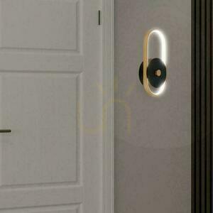V-TAC VT-1191 LED-vägglampa för utomhusbruk 15 W svart/antik mässing IP65 4000 K small 5