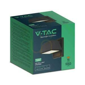 V-TAC VT-1192-B 15 W LED-vägglampa upp-ned 3000 K svart IP65 small 1