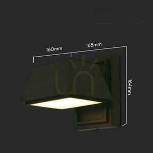V-TAC VT-1192-B 15 W LED-vägglampa upp-ned 3000 K svart IP65 small 2