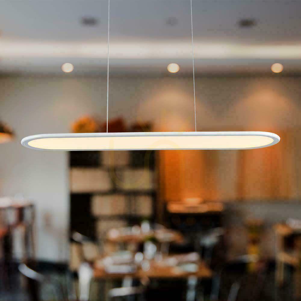 Visa V-TAC 24W LED-pendelarmatur Vit VT-7821 3000K 3000lm V-TAC 24W LED-pendelarmatur Vit VT-7821 3000K 3000lm