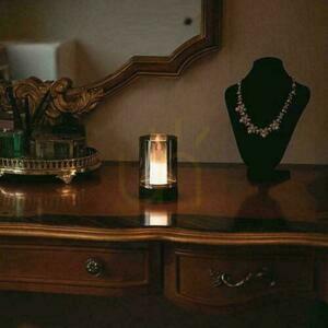 V-TAC Candlelight Nattljus 3W LED Laddning USB Dimbar Svart VT-7564 3000K 110lm. small 4