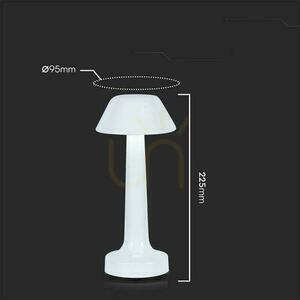 V-TAC 2W LED nattduksbordslampa 23cm USB-laddning CCT dimbar vit VT-7566 3000K-6000K 40lm 4 V-TAC 2W LED nattduksbordslampa 23cm USB-laddning CCT dimbar vit VT-7566 3000K-6000K 40lm small 4