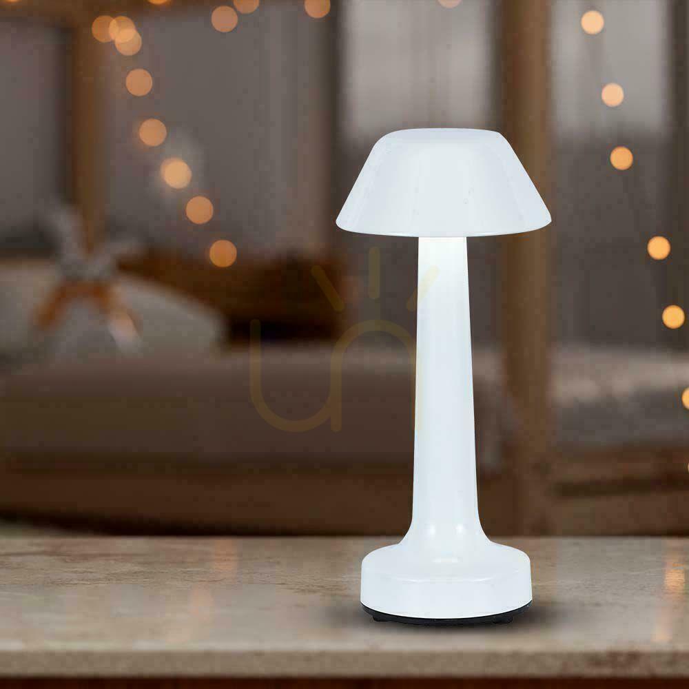 Display V-TAC 2W LED nattduksbordslampa 23cm USB-laddning CCT dimbar vit VT-7566 3000K-6000K 40lm V-TAC 2W LED nattduksbordslampa 23cm USB-laddning CCT dimbar vit VT-7566 3000K-6000K 40lm