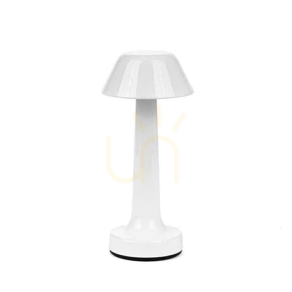 Visa V-TAC 2W LED nattduksbordslampa 23cm USB-laddning CCT dimbar vit VT-7566 3000K-6000K 40lm V-TAC 2W LED nattduksbordslampa 23cm USB-laddning CCT dimbar vit VT-7566 3000K-6000K 40lm