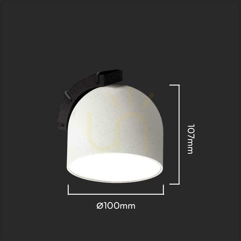 Visa 48V V-TAC 12W LED 120st Vit VT-41112 3000K 800lm 3 års garanti Armatur för projektorskensystem 48V V-TAC 12W LED 120st Vit VT-41112 3000K 800lm 3 års garanti Armatur för projektorskensystem