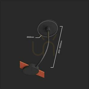 Ytmontering med kabel och rosett 65x1500mm Bandbussystem 48V V-TAC Svart 3 års garanti small 2