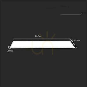 V-TAC LED-panel 40W 1200x300 LED-bakgrundsbelysning 30mm 120Lm/W VT-61140 6500K 4800lm. small 1